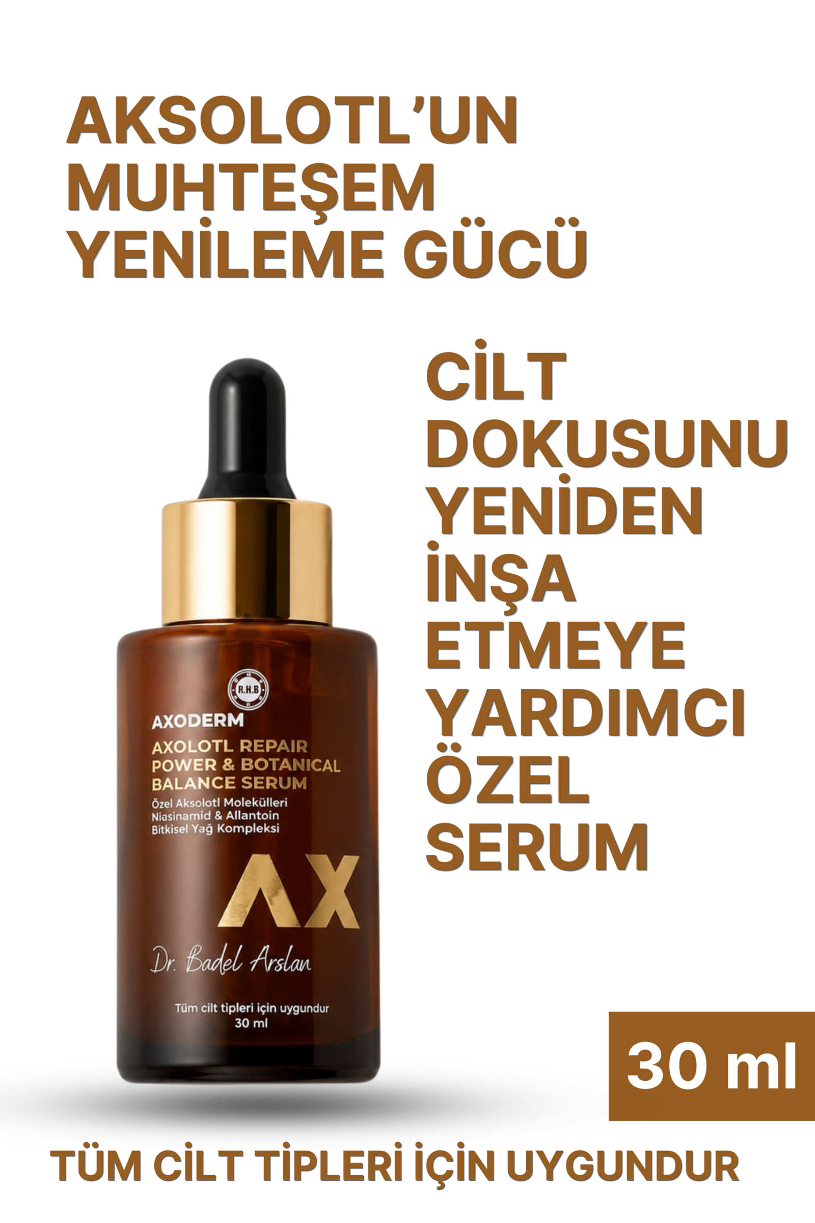 Axoderm Axolotl Repair Power & Botanical Balance Serum - Görsel 2