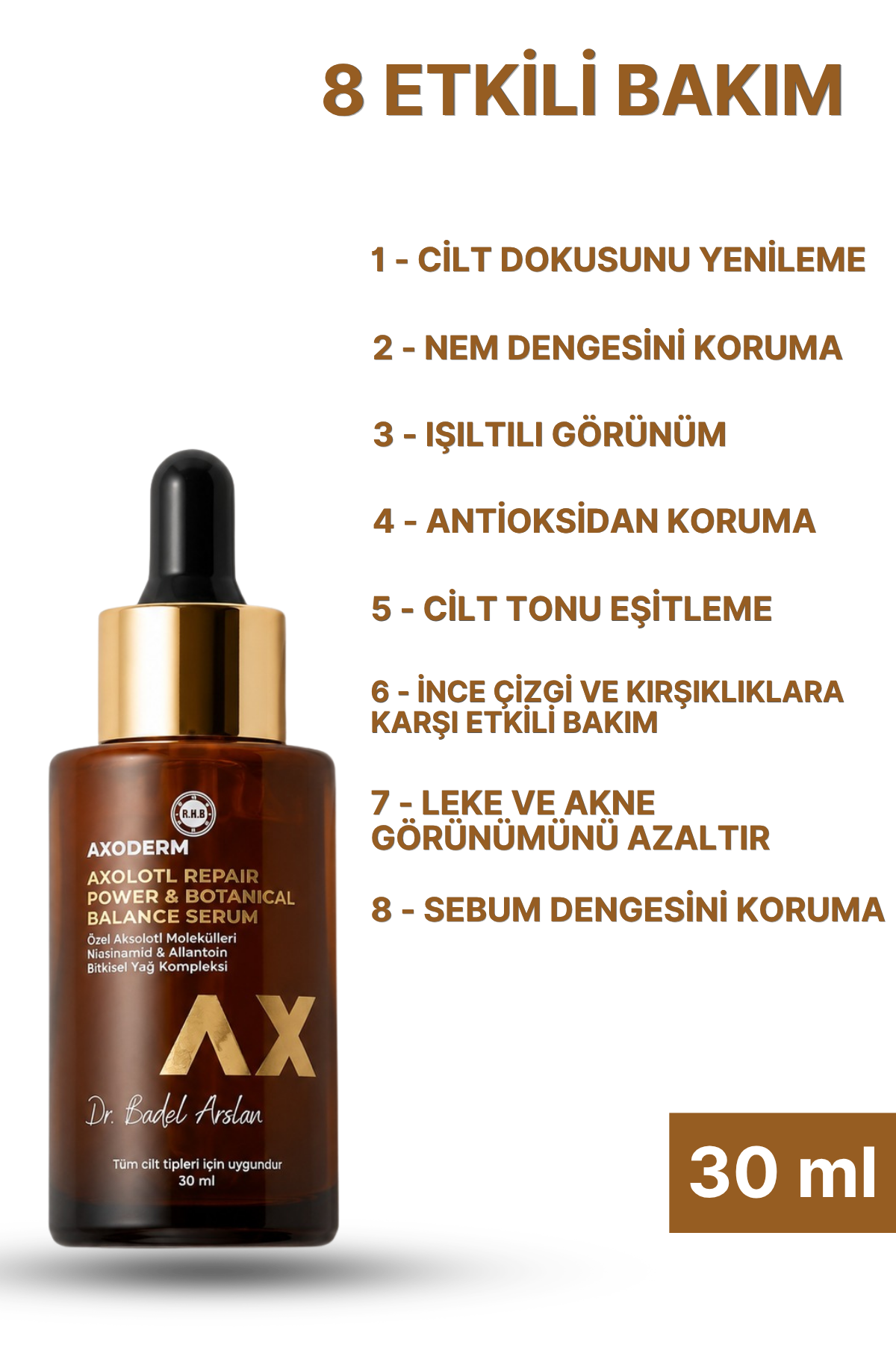 Axoderm Axolotl Repair Power & Botanical Balance Serum - Görsel 4